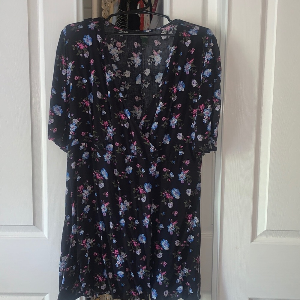 Mini wrap dress
